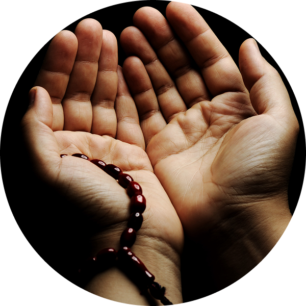 Hands rised up for Dua - Roohani Ilaj